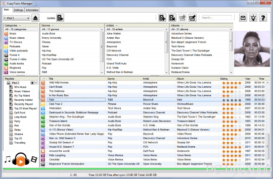 Itunes music management software